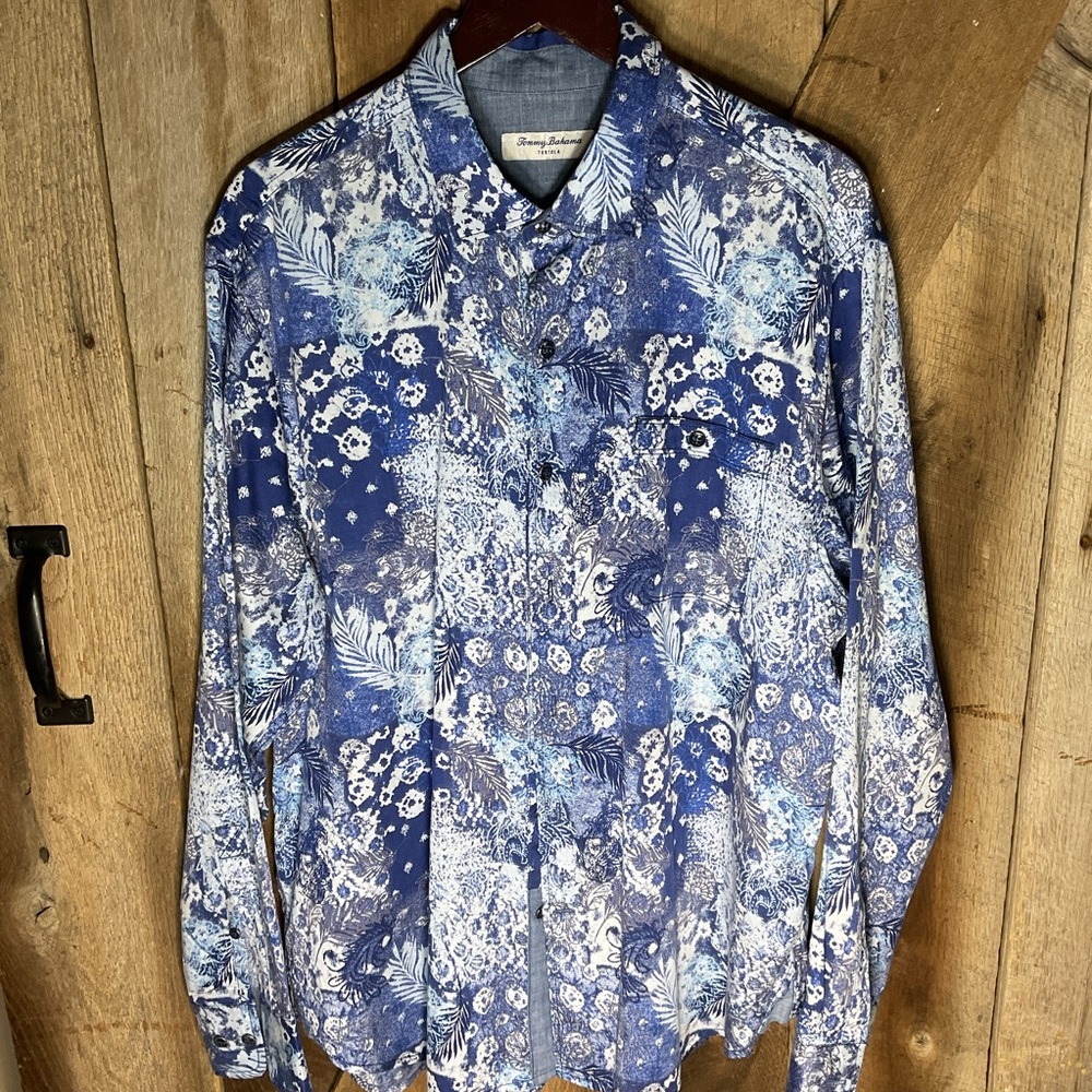 Tommy Bahama TORTOLA ISLA MORADA SHIRT Size L